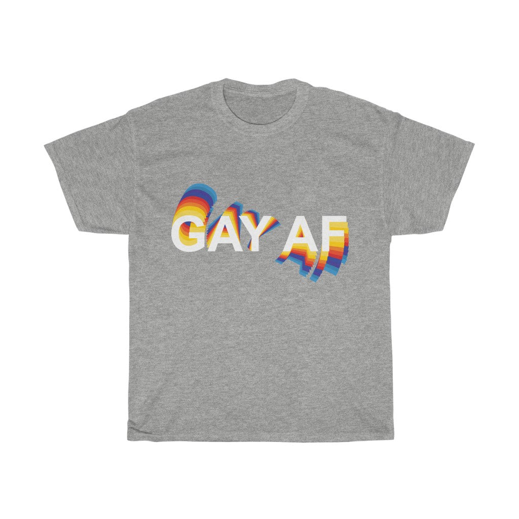 Gay AF Printed Unisex Heavy Cotton Tee