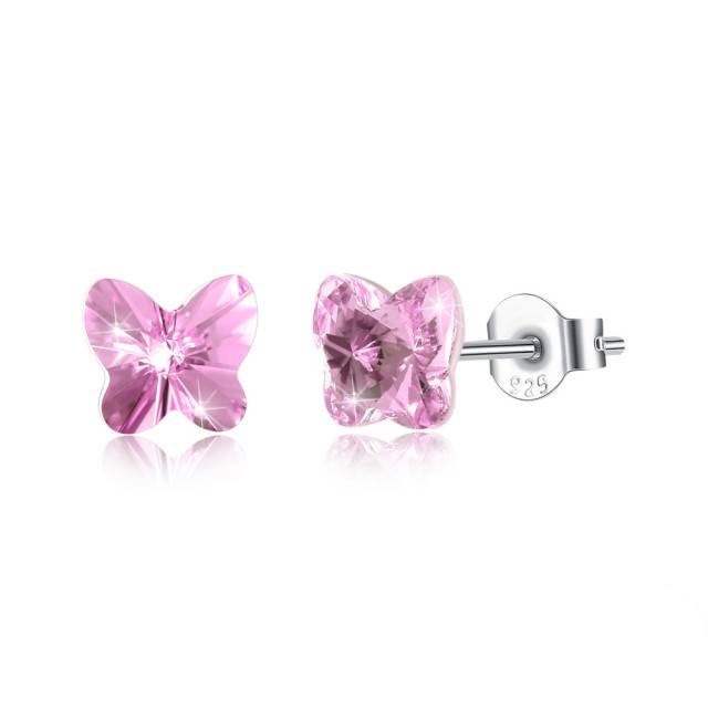 Twinkle Butterfly Crystal Earrings