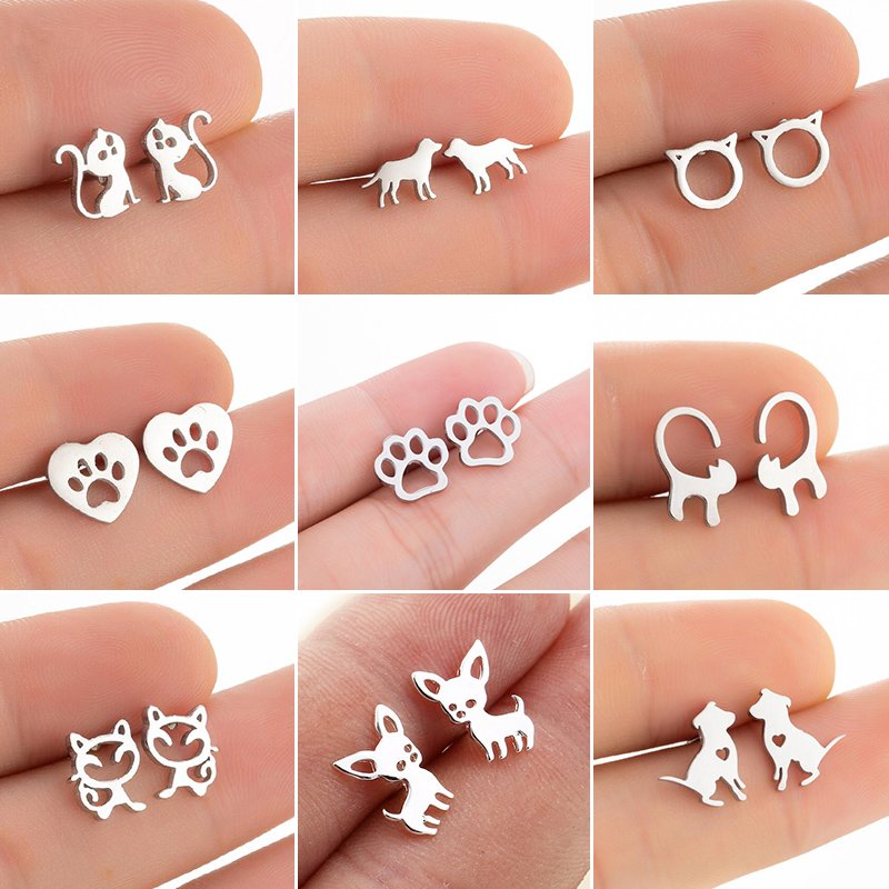 Minimalist Mini Animal Earrings