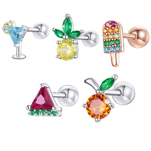 Yummy Summer Fruits Ear Studs