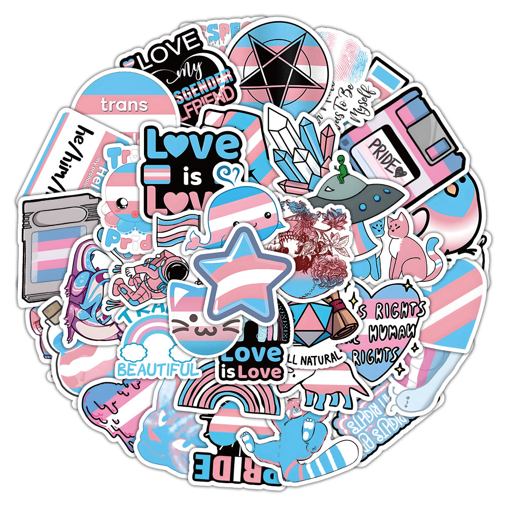 Transgender-Themed Decal Stickers
