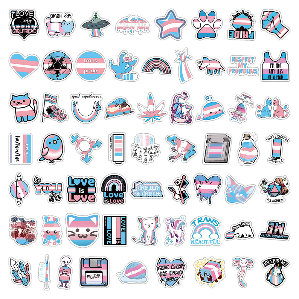 Transgender-Themed Decal Stickers