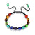 Rainbow Chakra Drawstring Bracelet
