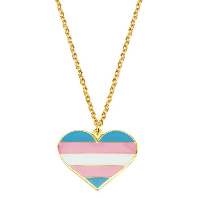 Pride Love Heart Necklace