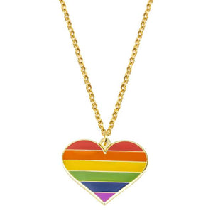 Pride Love Heart Necklace