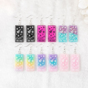 The Star Divine Tarot Earrings