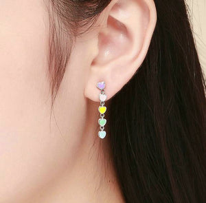 Pastel Sweethearts Drop Earrings