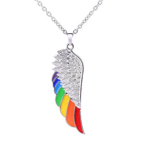 Rainbow Wing Necklace