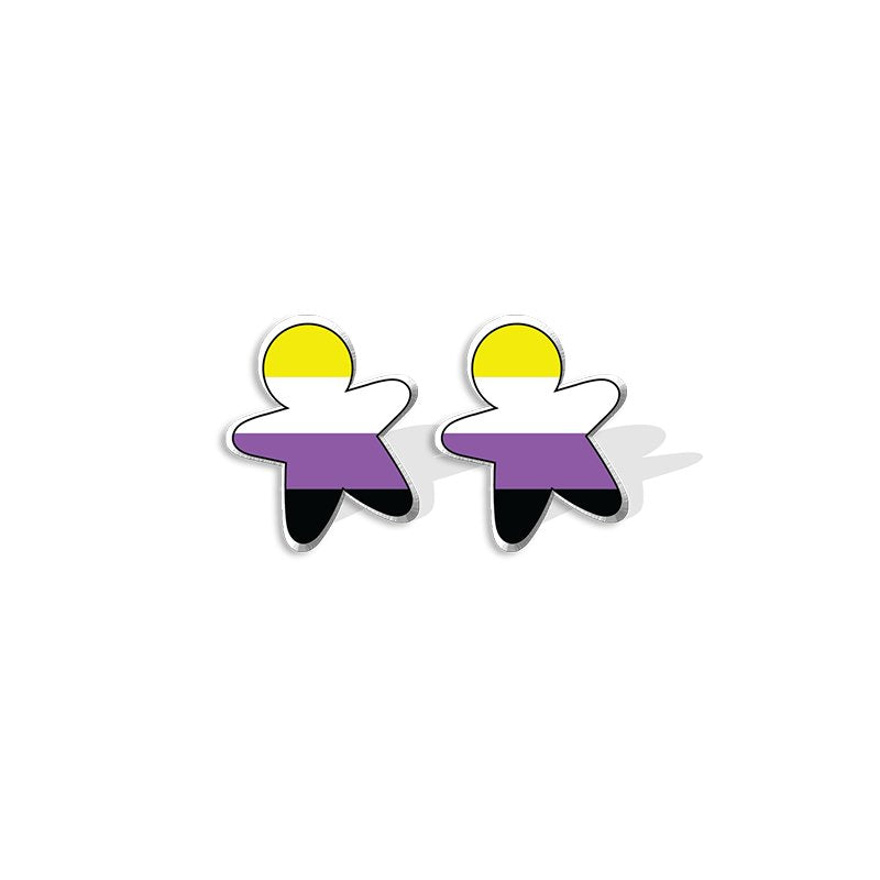 Cookie-Cut Pride Earrings