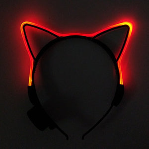 Silhouette Cat Ears LED Headband