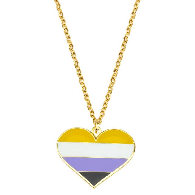 Pride Love Heart Necklace