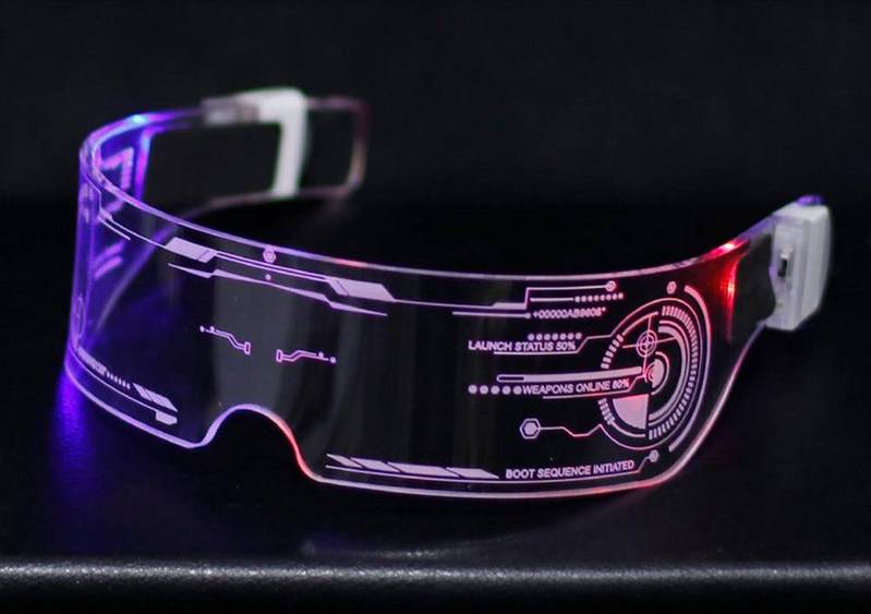 Cyberpunk LED Visor