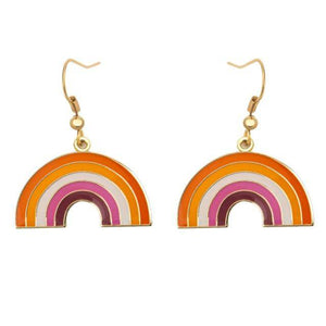 Pride Love Heart Earrings