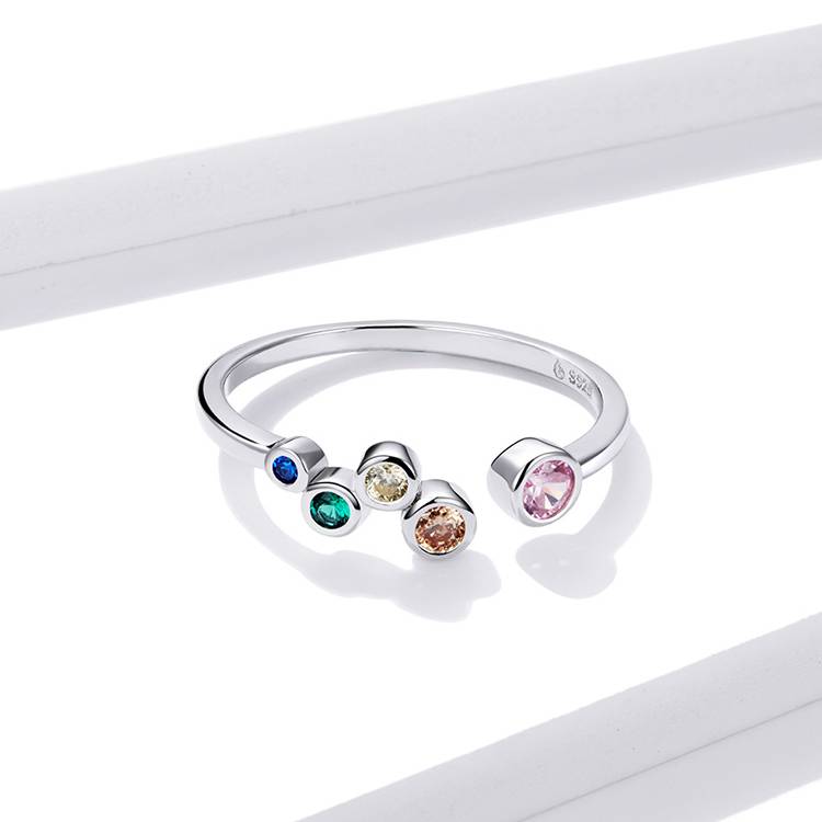 Lovely Rainbow Adjustable Ring