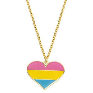 Pride Love Heart Necklace