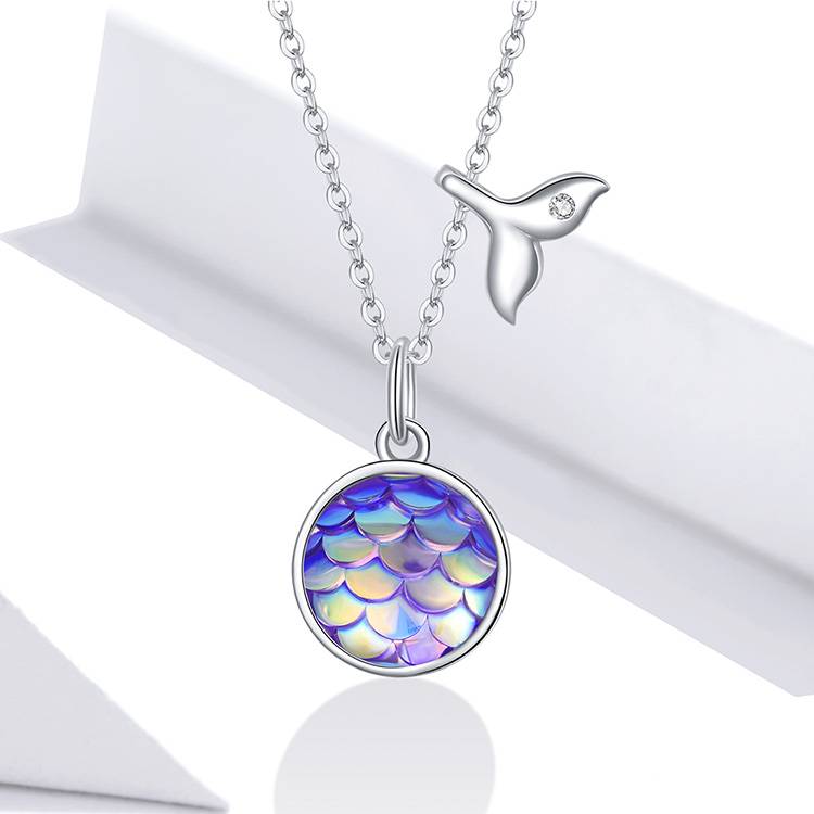 Mermaid Tear Necklace | Sea Glass Pendant – Kate Samson Design