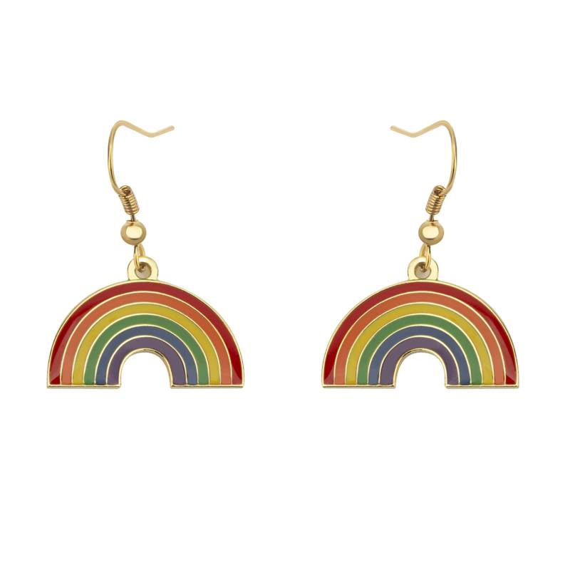 Pride Love Heart Earrings