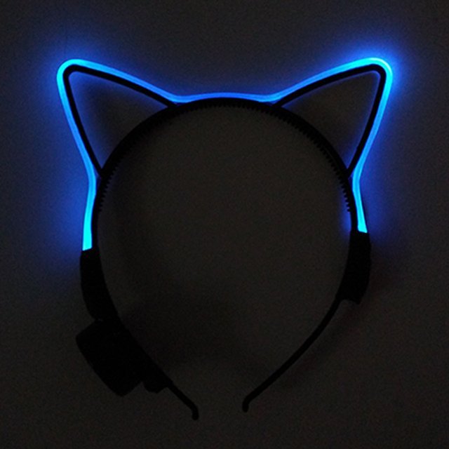 Silhouette Cat Ears LED Headband