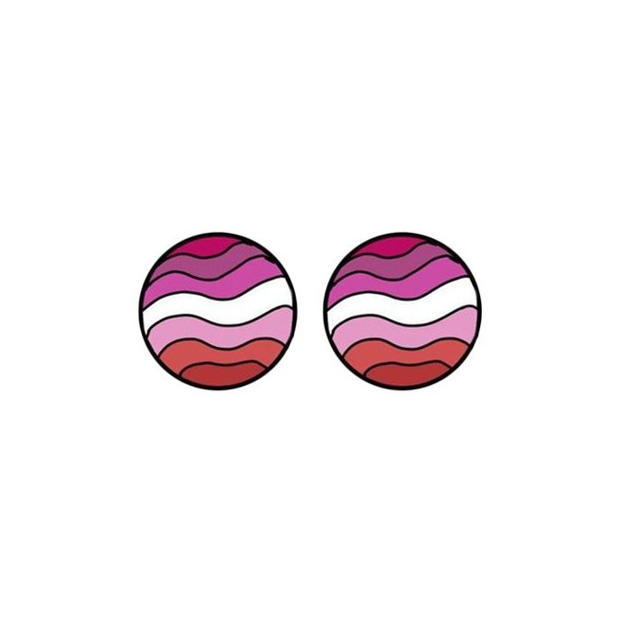 Pride Planets Earrings