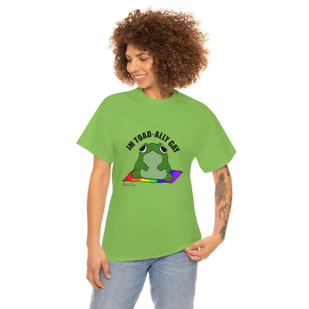 Toad-Ally Gay Unisex Heavy Cotton Tee