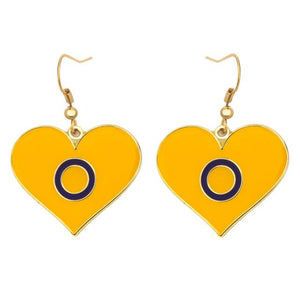 Pride Love Heart Earrings