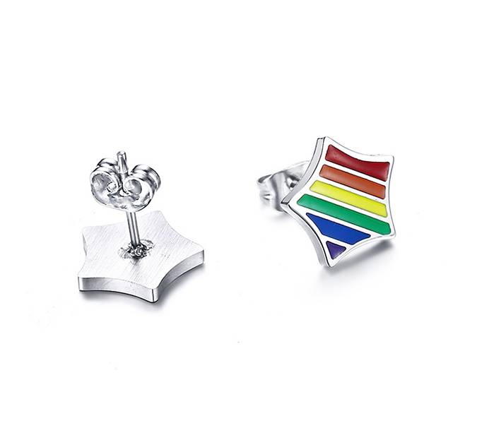 Pride Stars Stud Earrings