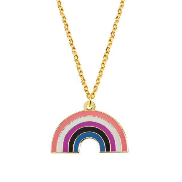 Pride Love Heart Necklace