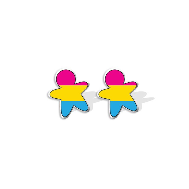 Cookie-Cut Pride Earrings