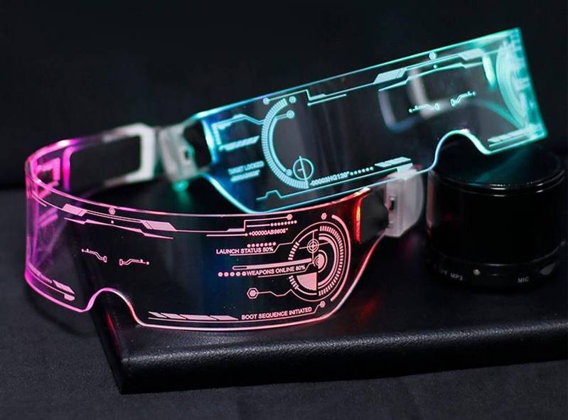 Cyberpunk LED Visor