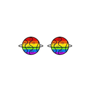 Pride Planets Earrings