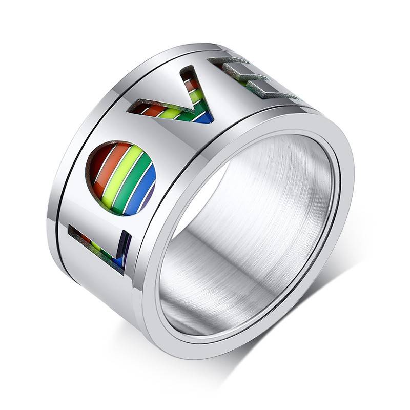 Pride Love Spinner Ring