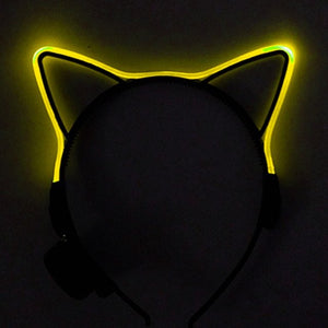 Silhouette Cat Ears LED Headband