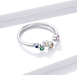 Lovely Rainbow Adjustable Ring