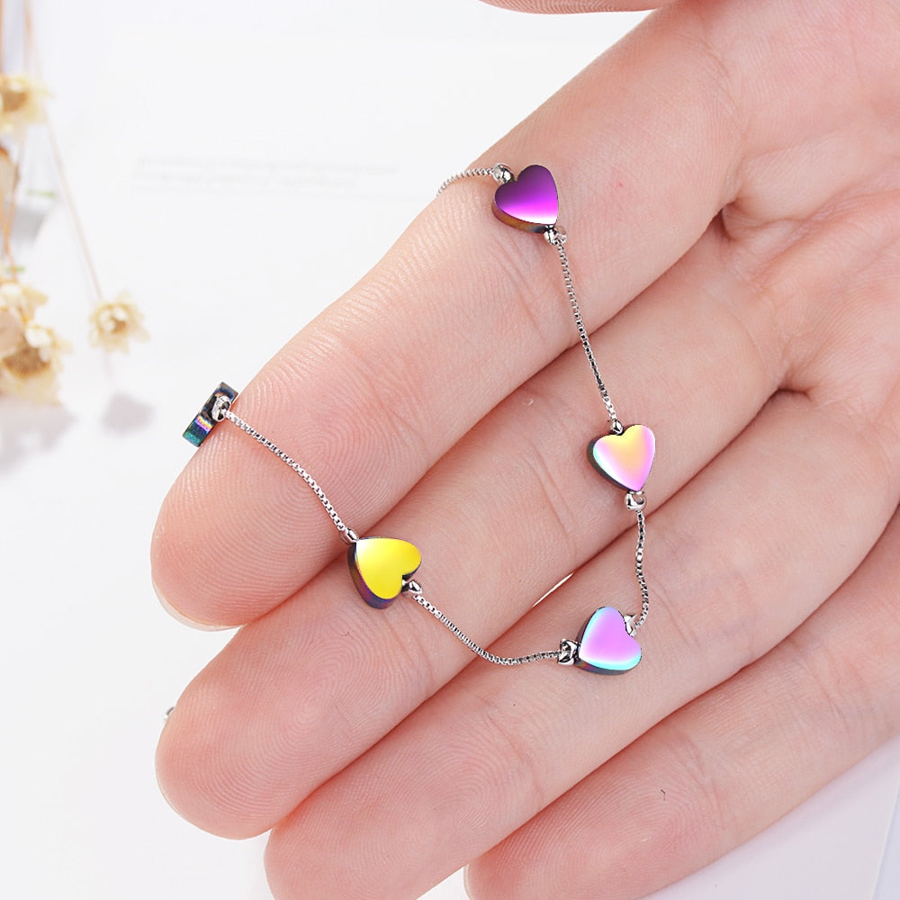 Multichrome Love Charms Bracelet