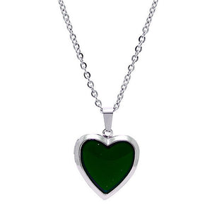 Moody Heart Locket Necklace