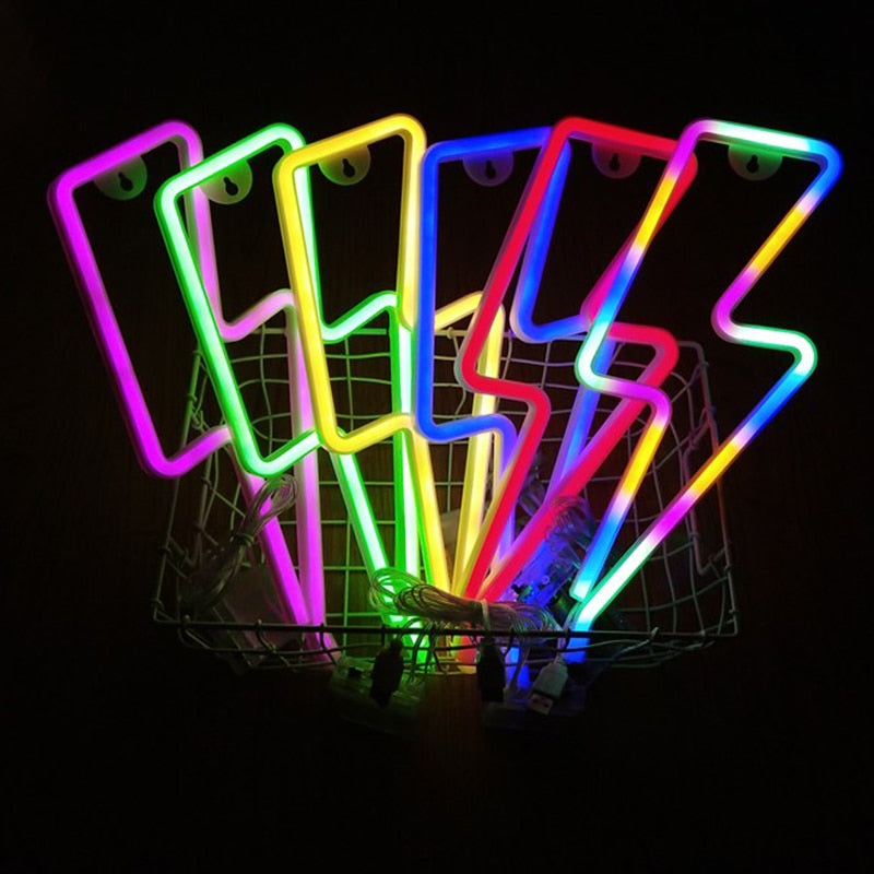 Striking Lightning Neon LED Lights