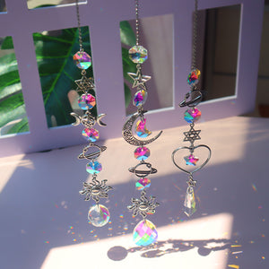 Prismatic Wiccan-Themed Suncatchers