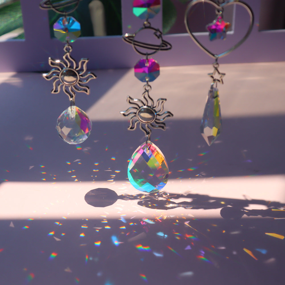 Prismatic Wiccan-Themed Suncatchers