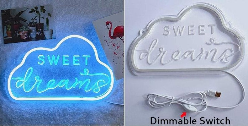 Sweet Dreams Neon Night Lights