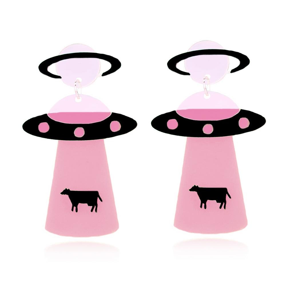 UFO Alien Abduction Earrings