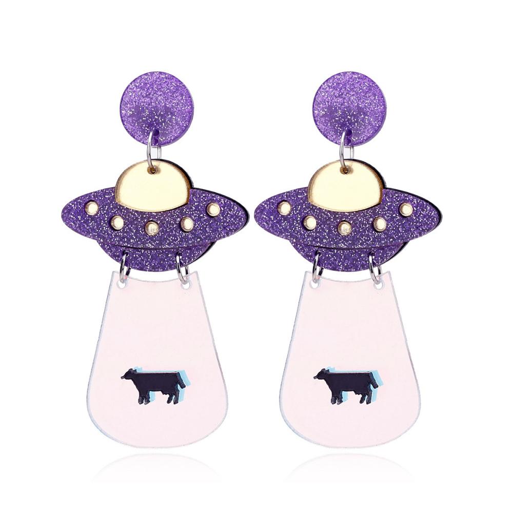 UFO Alien Abduction Earrings