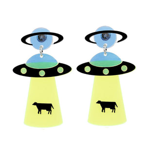 UFO Alien Abduction Earrings