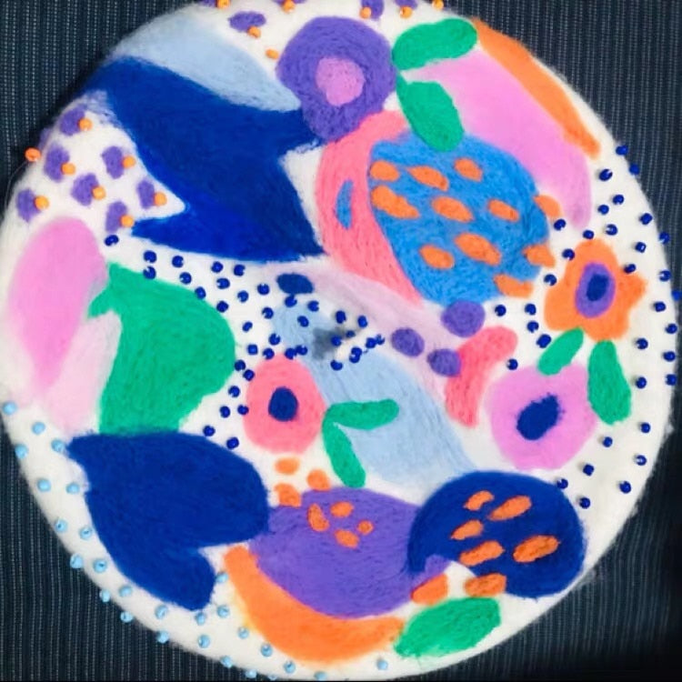 Pop Botanicals Wool Beret