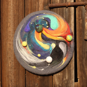 Painter's Color Palette Handmade Beret