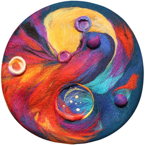 Painter's Color Palette Handmade Beret