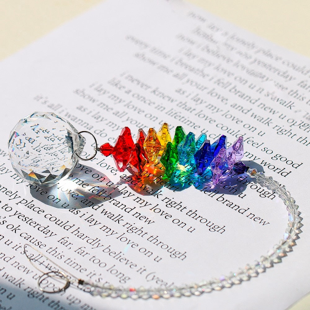 Rainbow Crystal Ball Prism Suncatcher