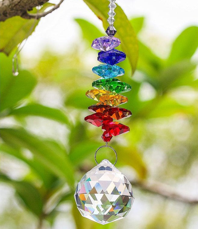 Rainbow Crystal Ball Prism Suncatcher