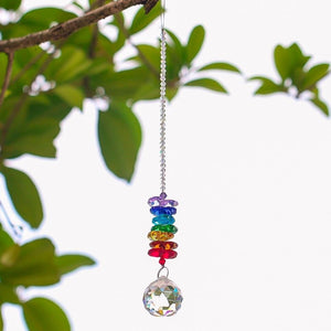 Rainbow Crystal Ball Prism Suncatcher