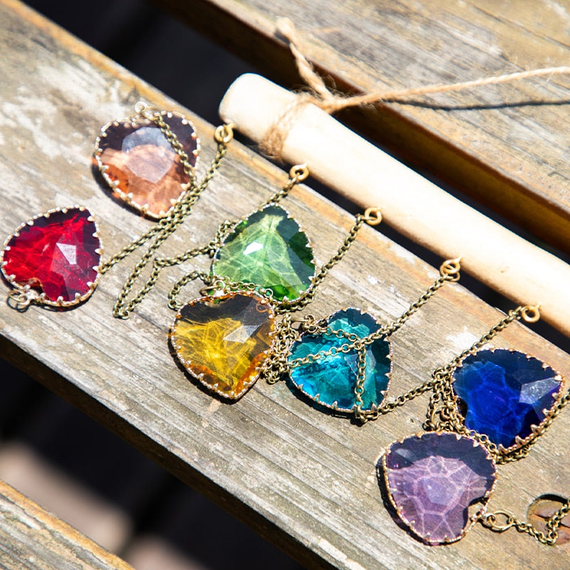 Rainbow Hearts Suncatcher
