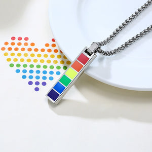 Pride Bar Tag Necklace